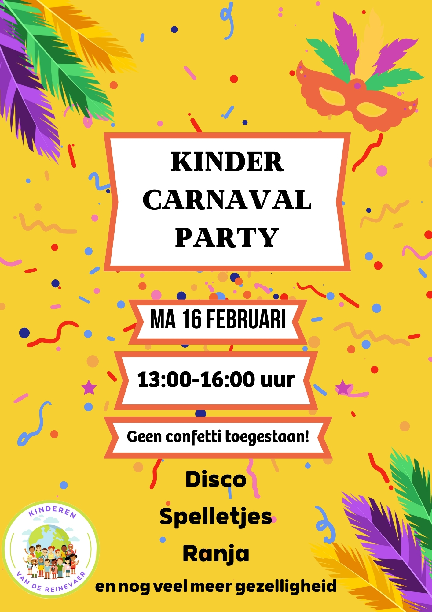 Carnaval kinderen van de reinevaer
